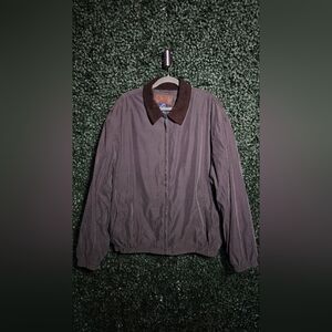Brown and Grayish Green Outdoor Jacket